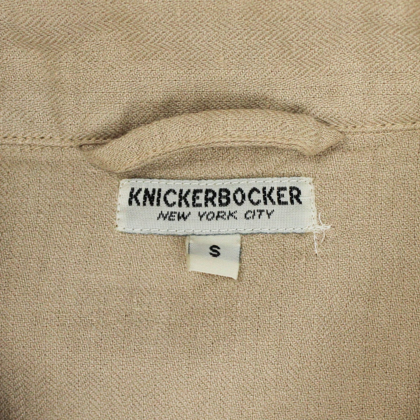 Knickerbocker NYC Cotton Linen Herringbone Twill Overshirt