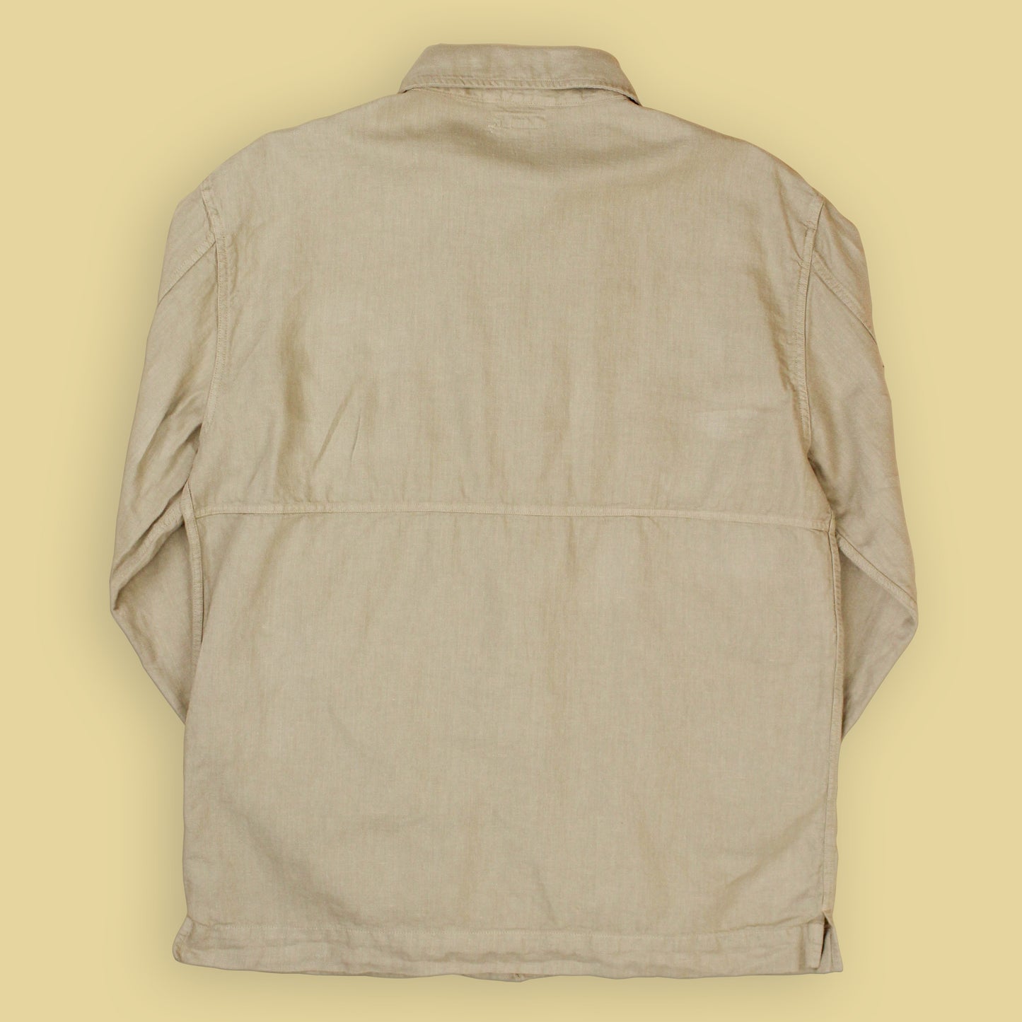 Knickerbocker NYC Cotton Linen Herringbone Twill Overshirt