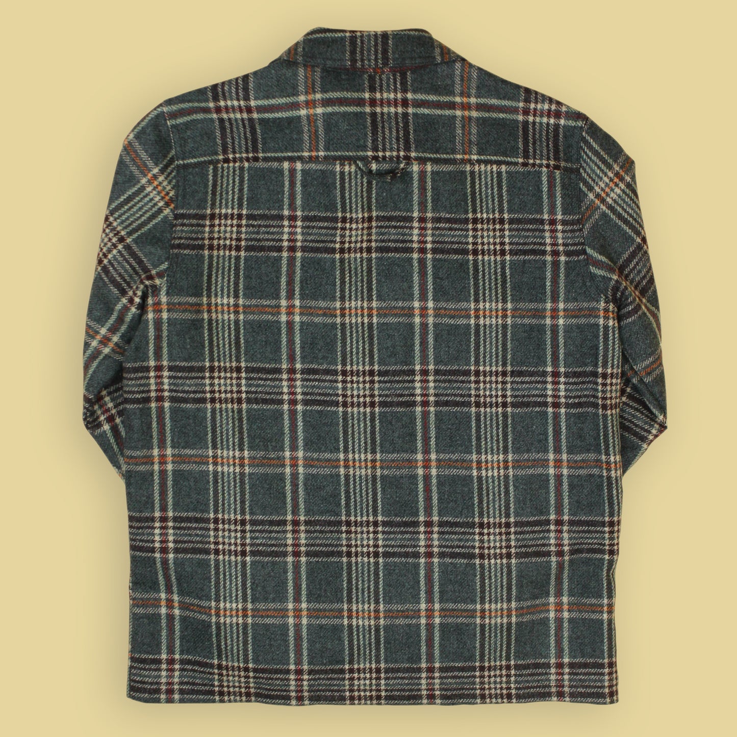 Portuguese Flannel Plaid Wool Flannel Mesc Overshirt