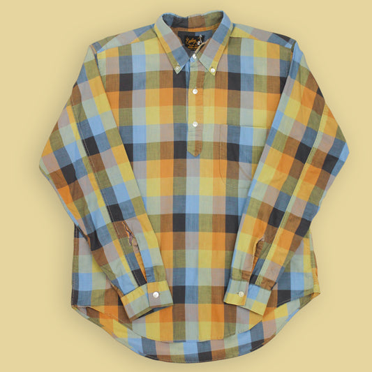 Essley Plaid Cotton Popover Shirt