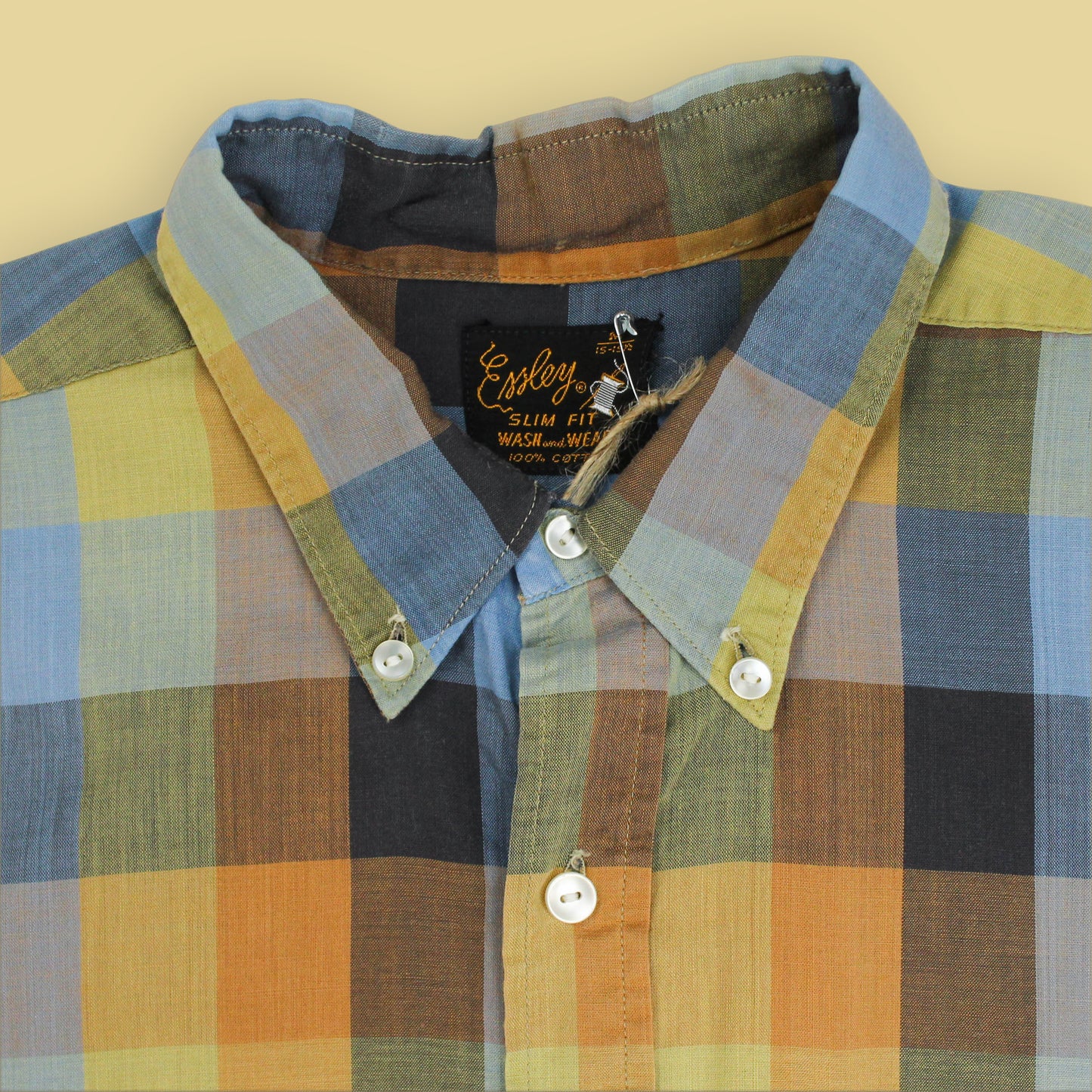 Essley Plaid Cotton Popover Shirt