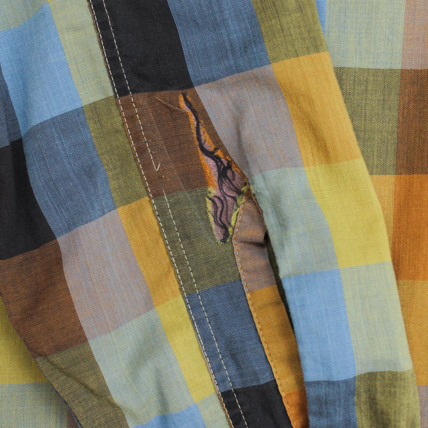 Essley Plaid Cotton Popover Shirt