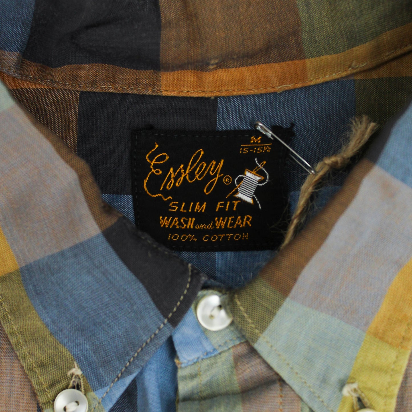 Essley Plaid Cotton Popover Shirt