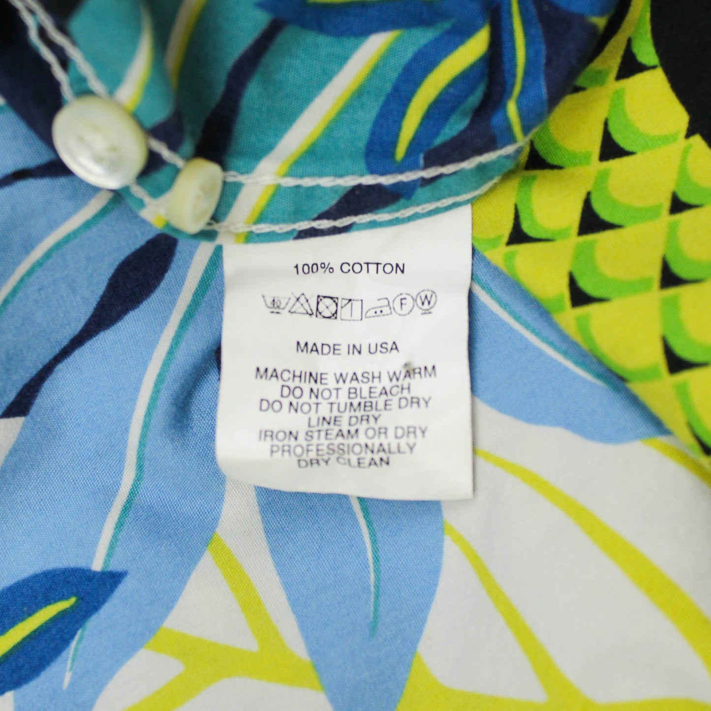 Engineered Garments Floral Reverse Print Cotton Popover Shirt