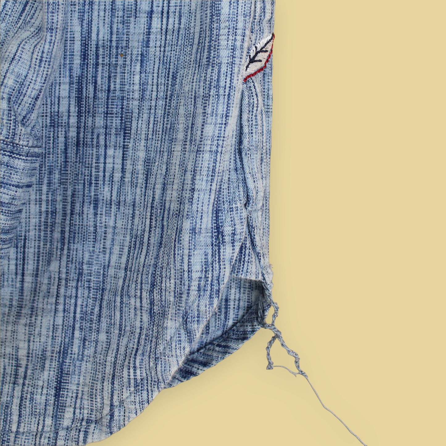 Pure Blue Japan Kasuri Chambray Work Shirt