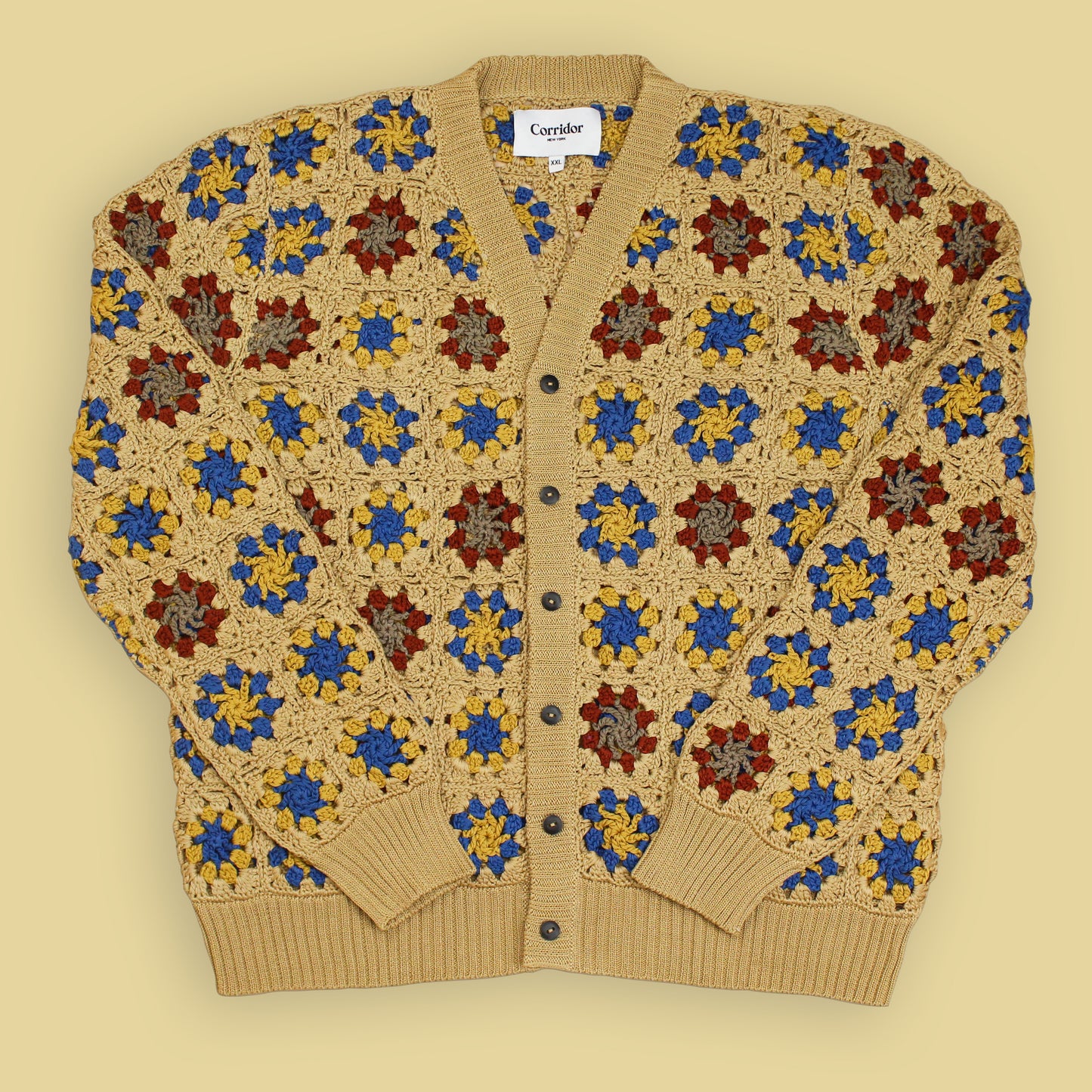 Corridor Pima Cotton Hand Crochet Cardigan