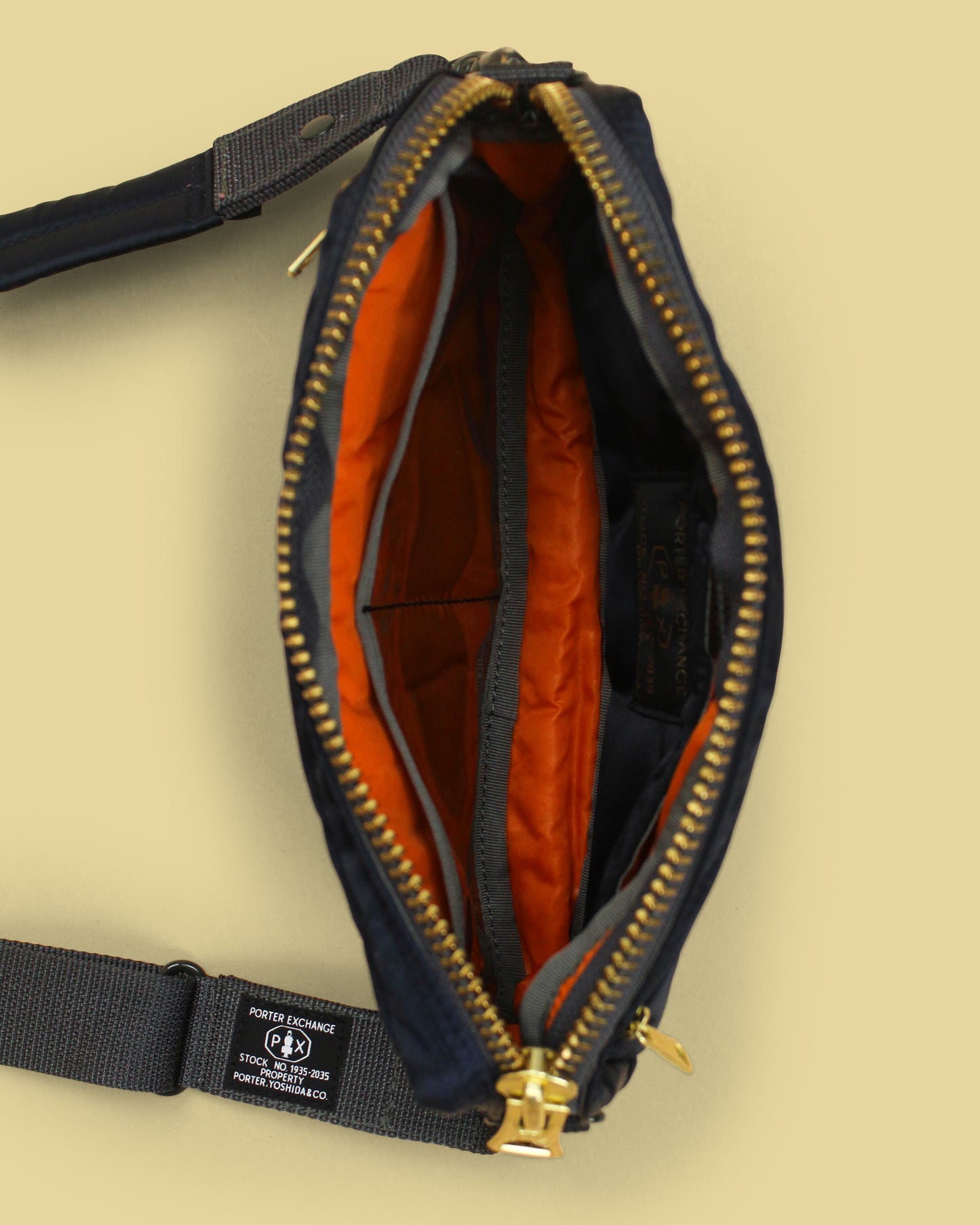 Porter Yoshida & Co. Tanker Crossbody Sling Bag with Wrist Strap