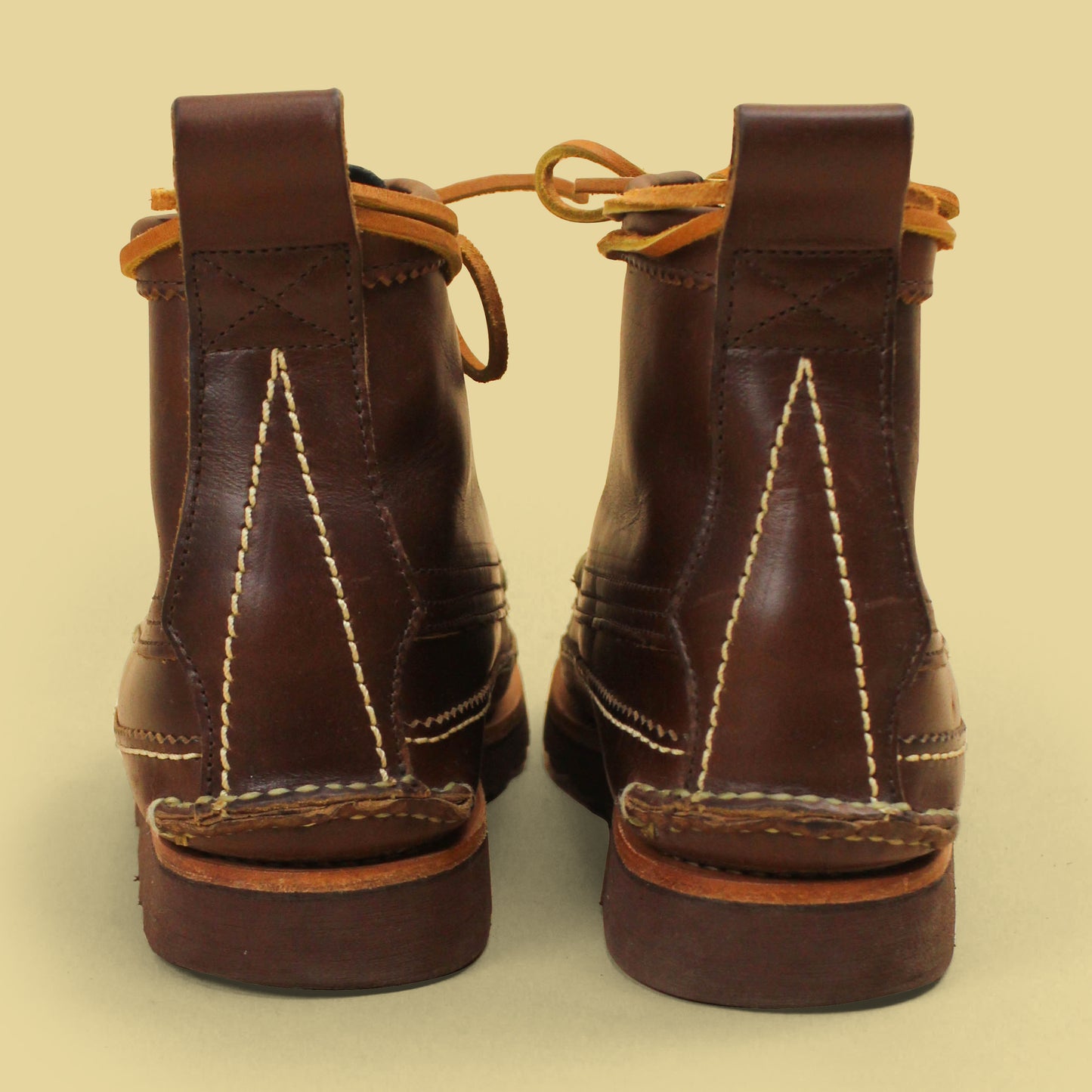 Yuketen Brown Chromexcel 6-Eye Maine Guide DB Boots