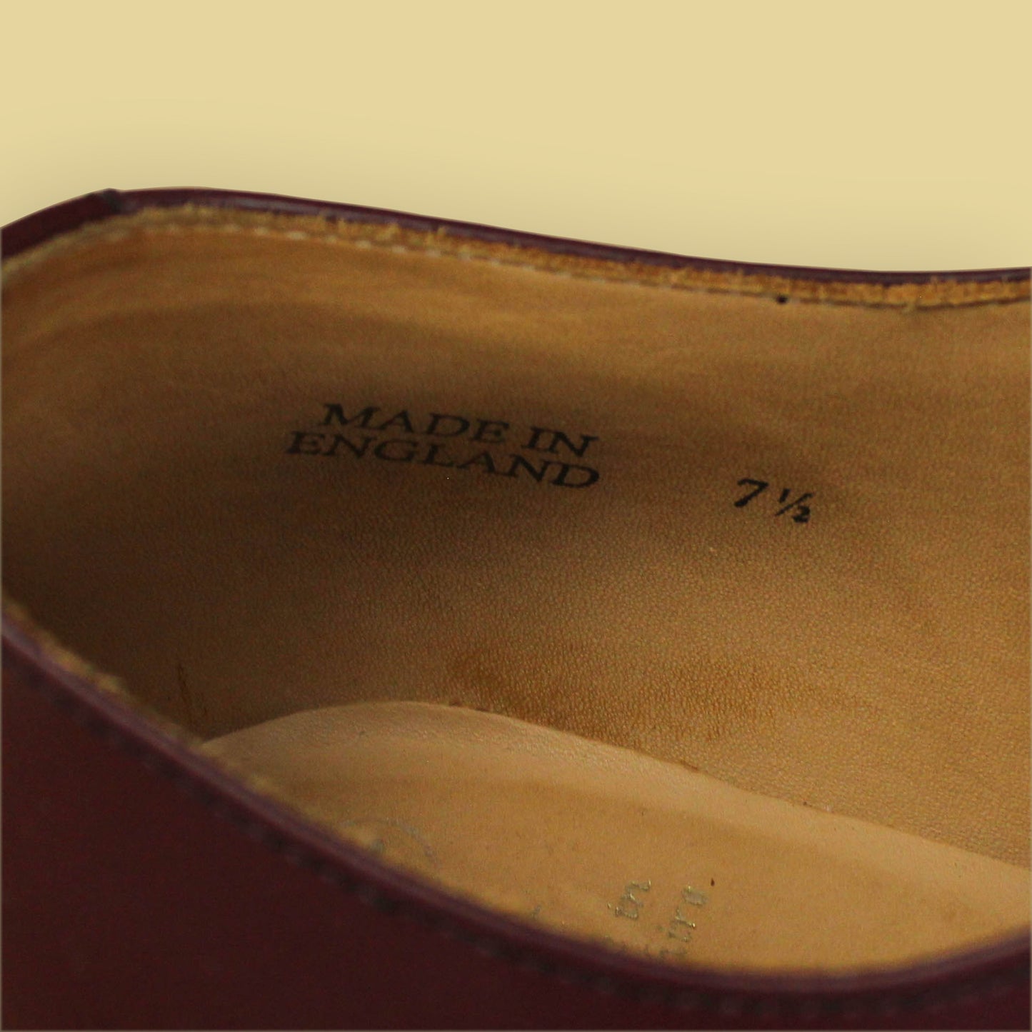 Solovair Oxblood Hi-Shine Leather Gibson Shoes