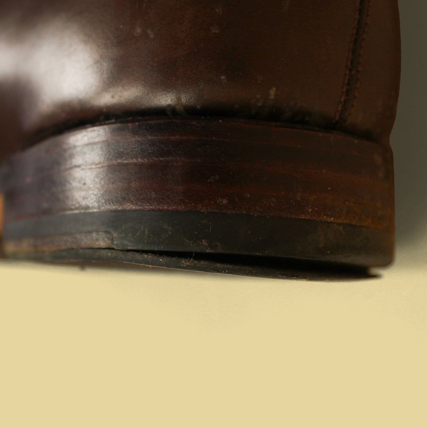 Meermin Leather Split Toe Penny Loafers