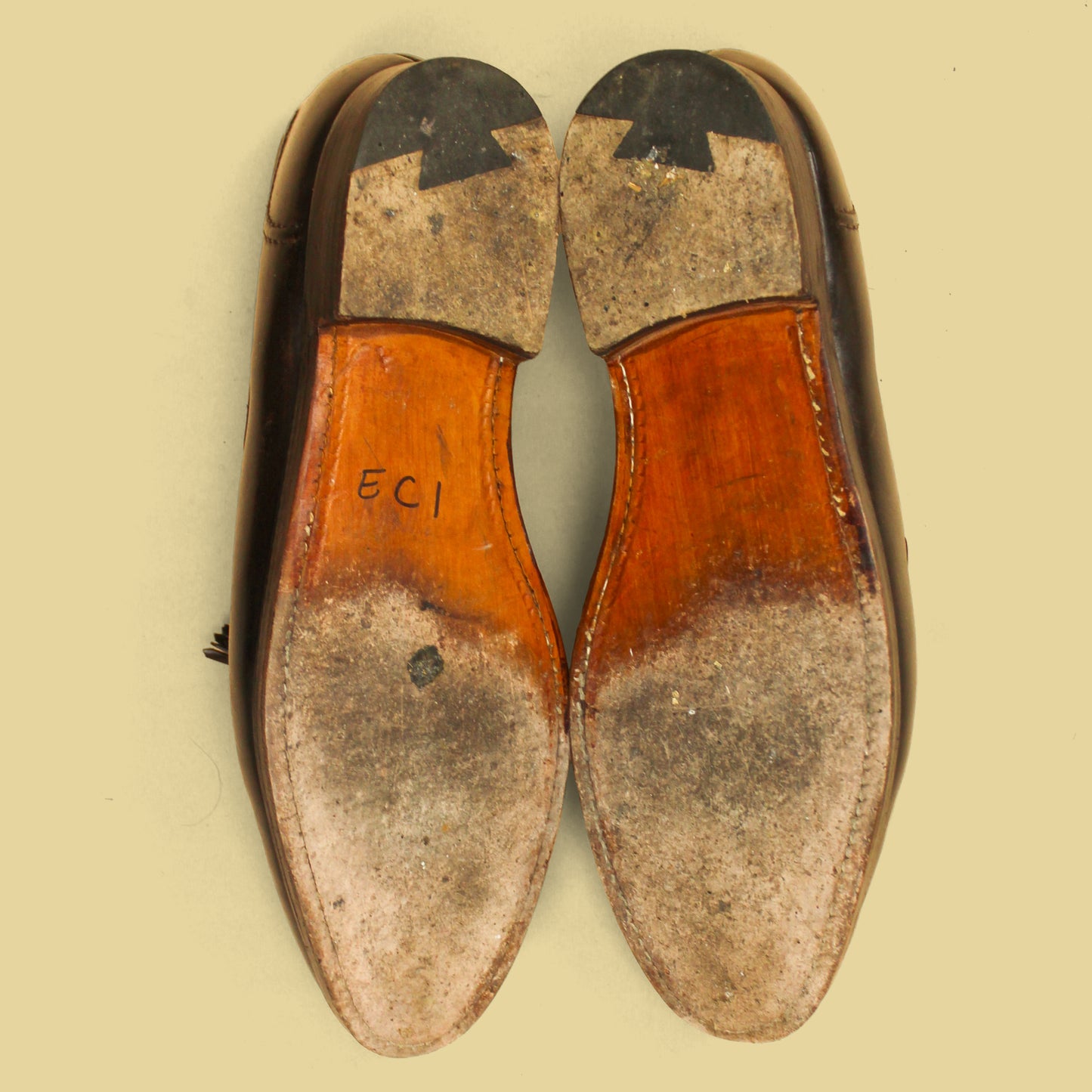 Crockett & Jones for Ralph Lauren Shell Cordovan Marlow Tassel Loafers