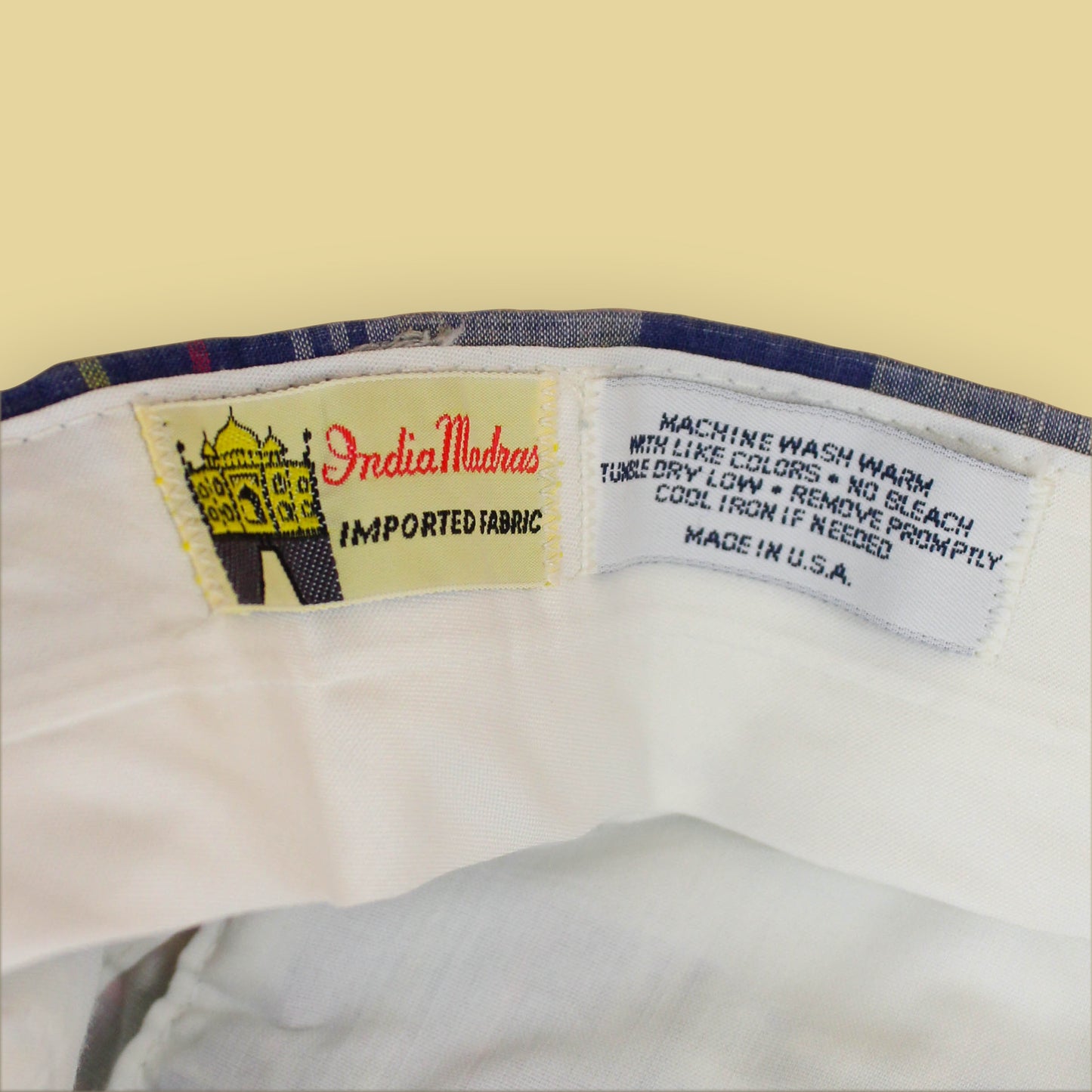 Vintage Madras Pants