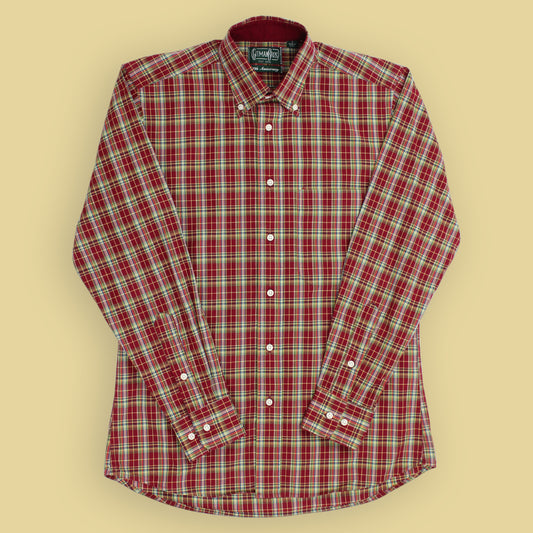 Gitman Bros. Plaid Cotton Button Down Shirt