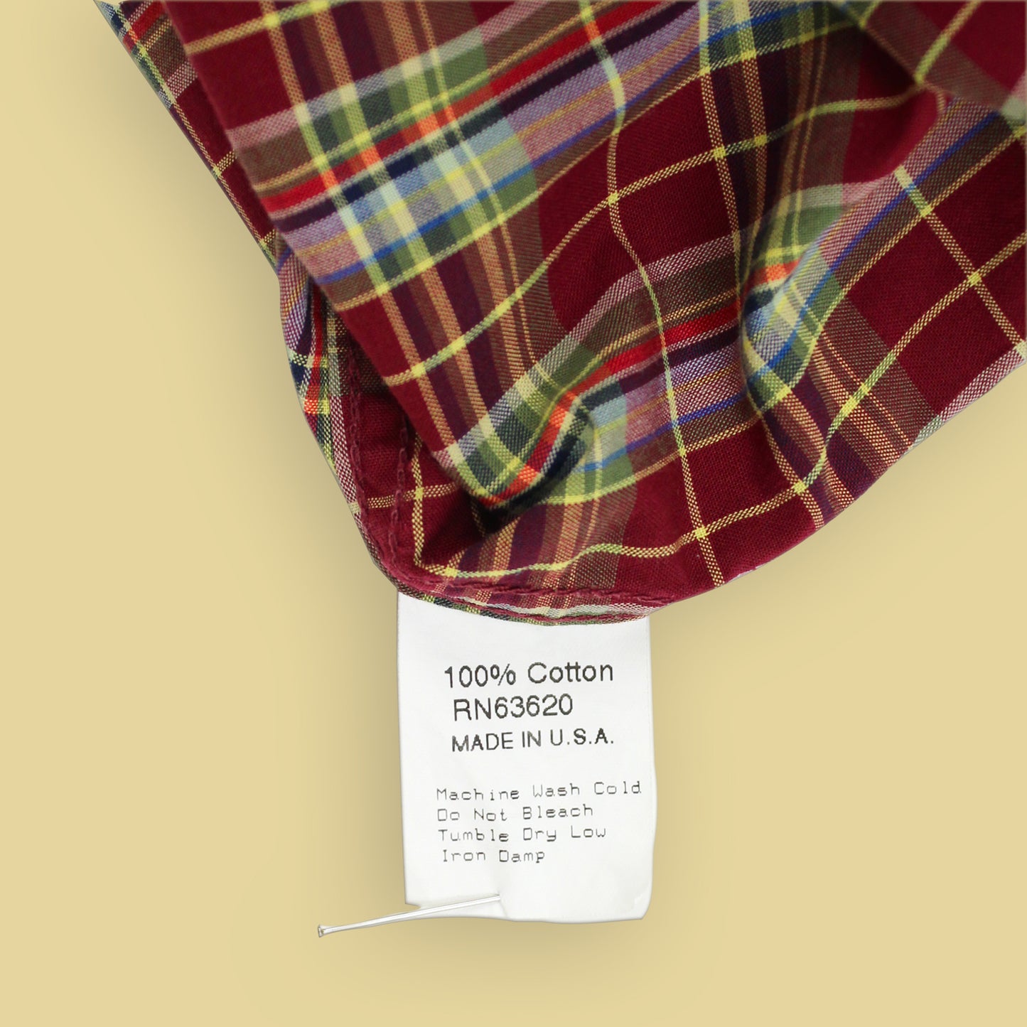 Gitman Bros. Plaid Cotton Button Down Shirt