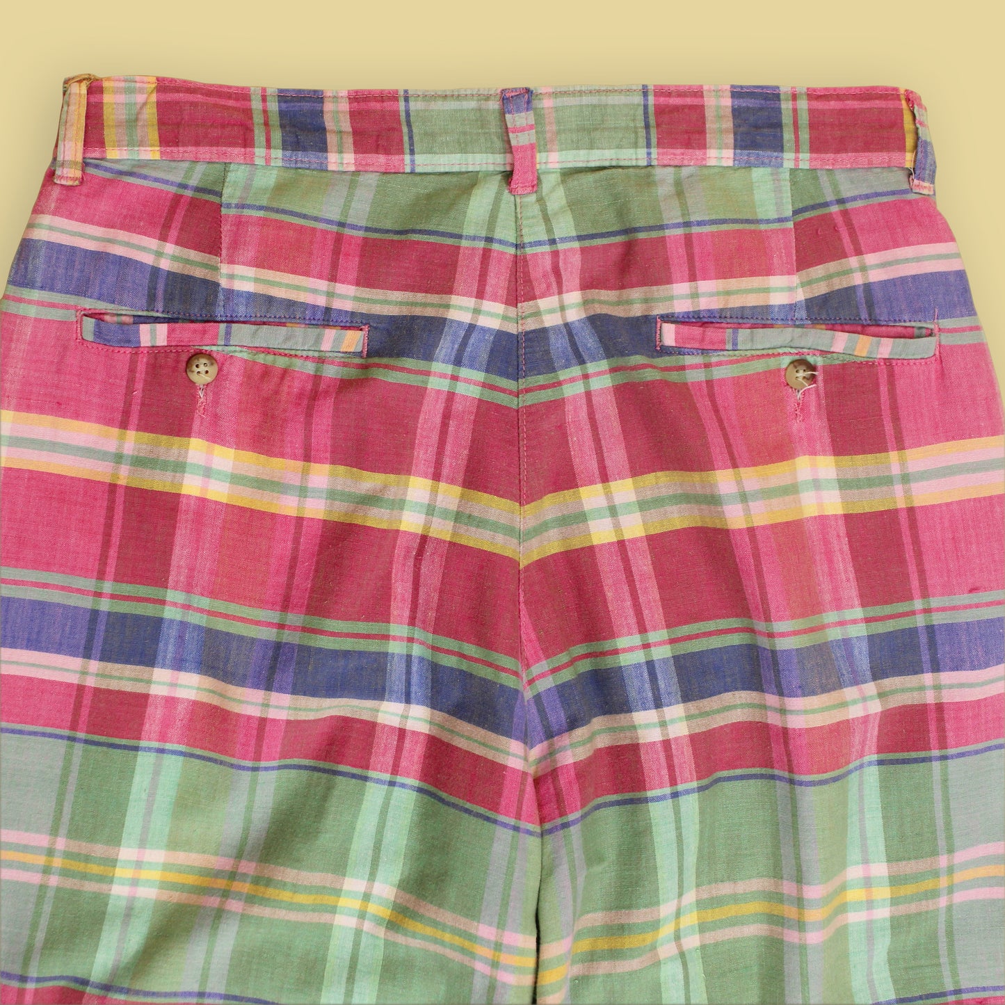 Polo Ralph Lauren Madras Pleated Pants