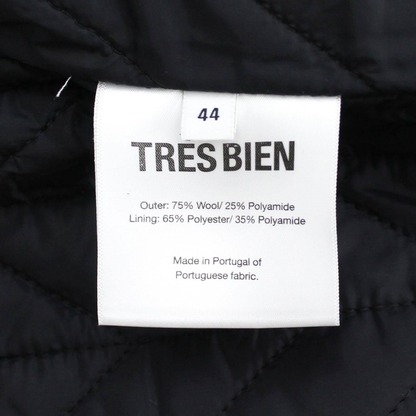 Très Bien Check Wool Flannel Padded Shirt Jacket