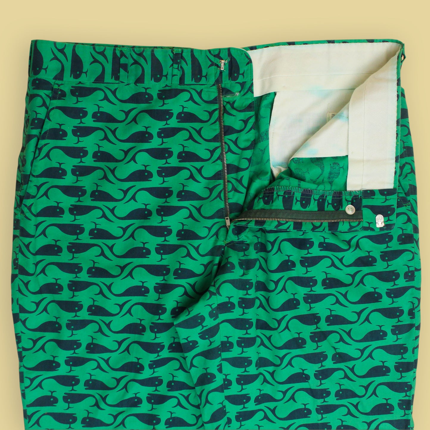 Corbin for Murray's Toggery Whale Print Chinos