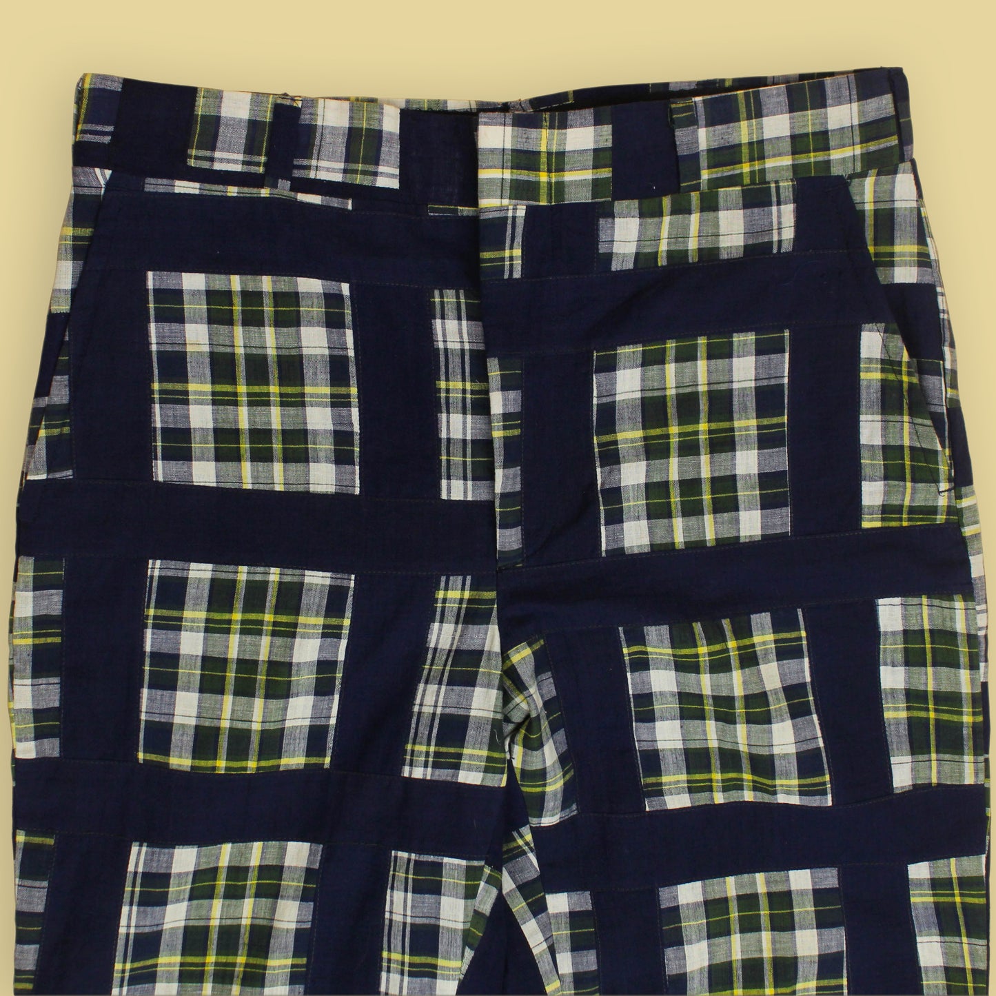 Larrimor's Grid Patchwork Madras Pants