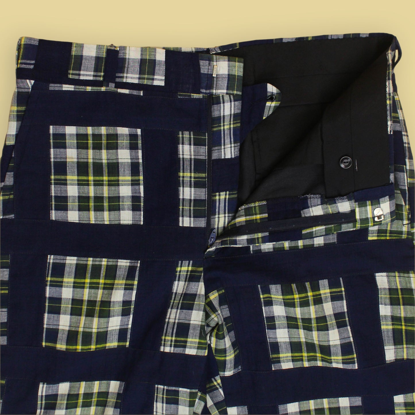 Larrimor's Grid Patchwork Madras Pants
