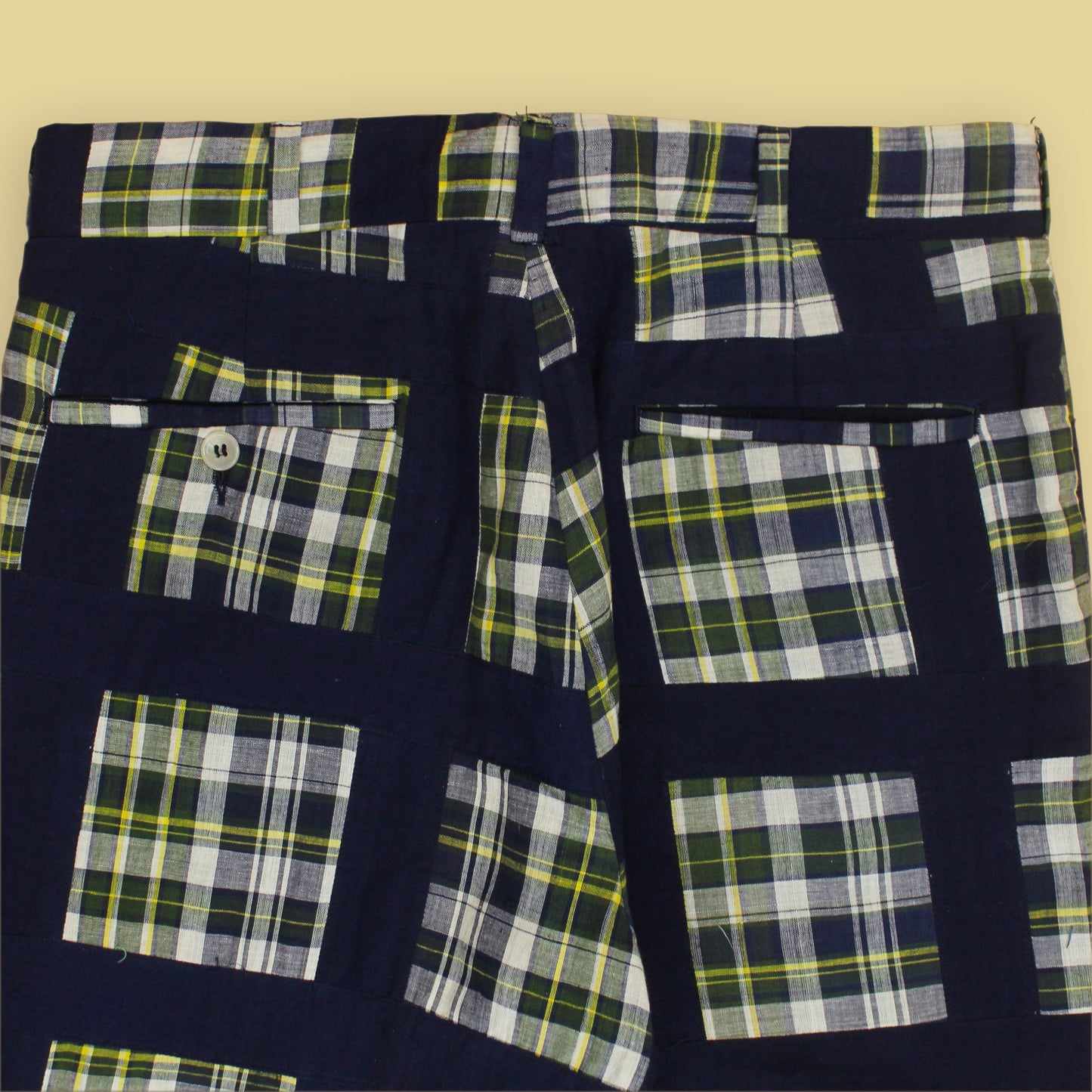 Larrimor's Grid Patchwork Madras Pants