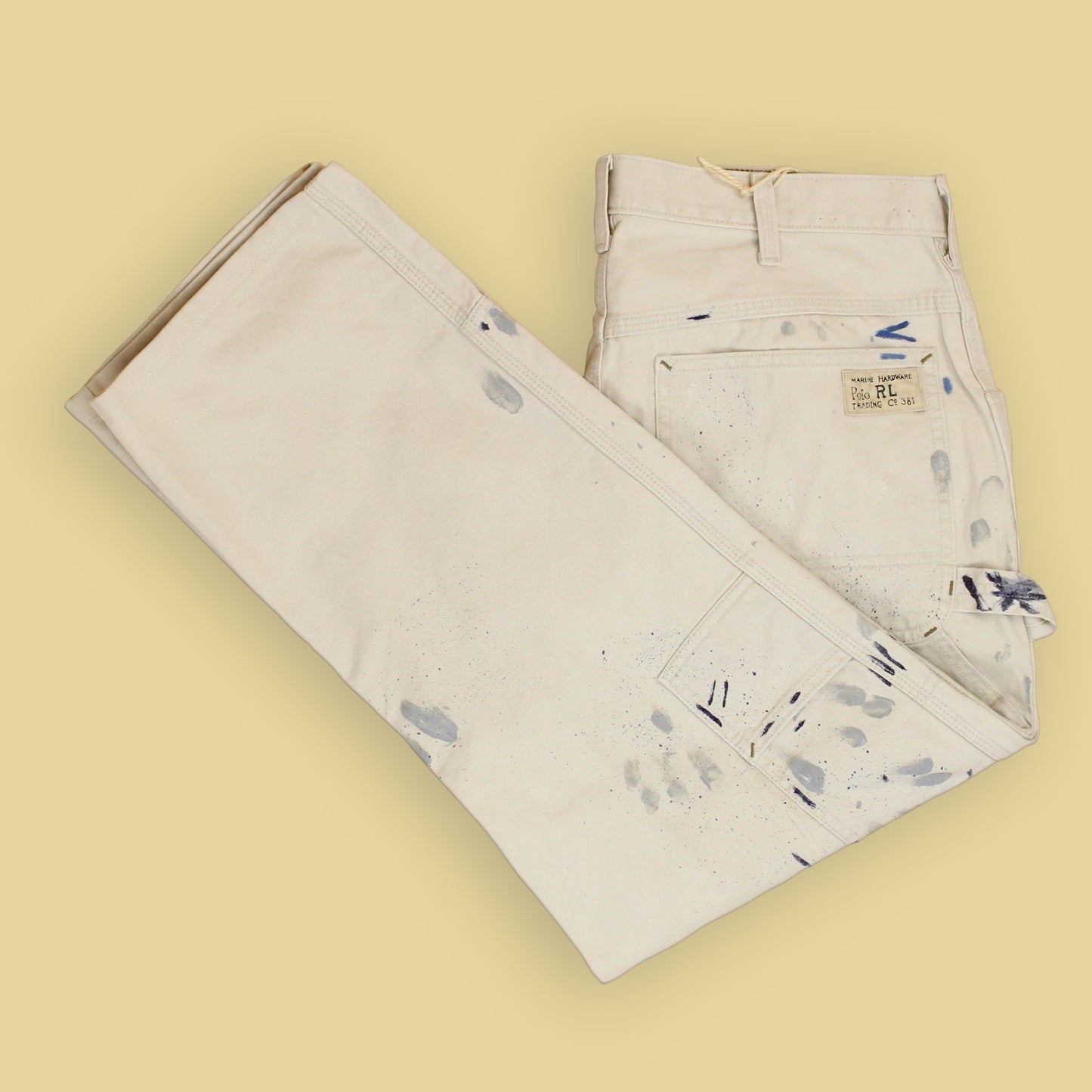 Polo Ralph Lauren Paint-Splattered Double Knee Carpenter Pants
