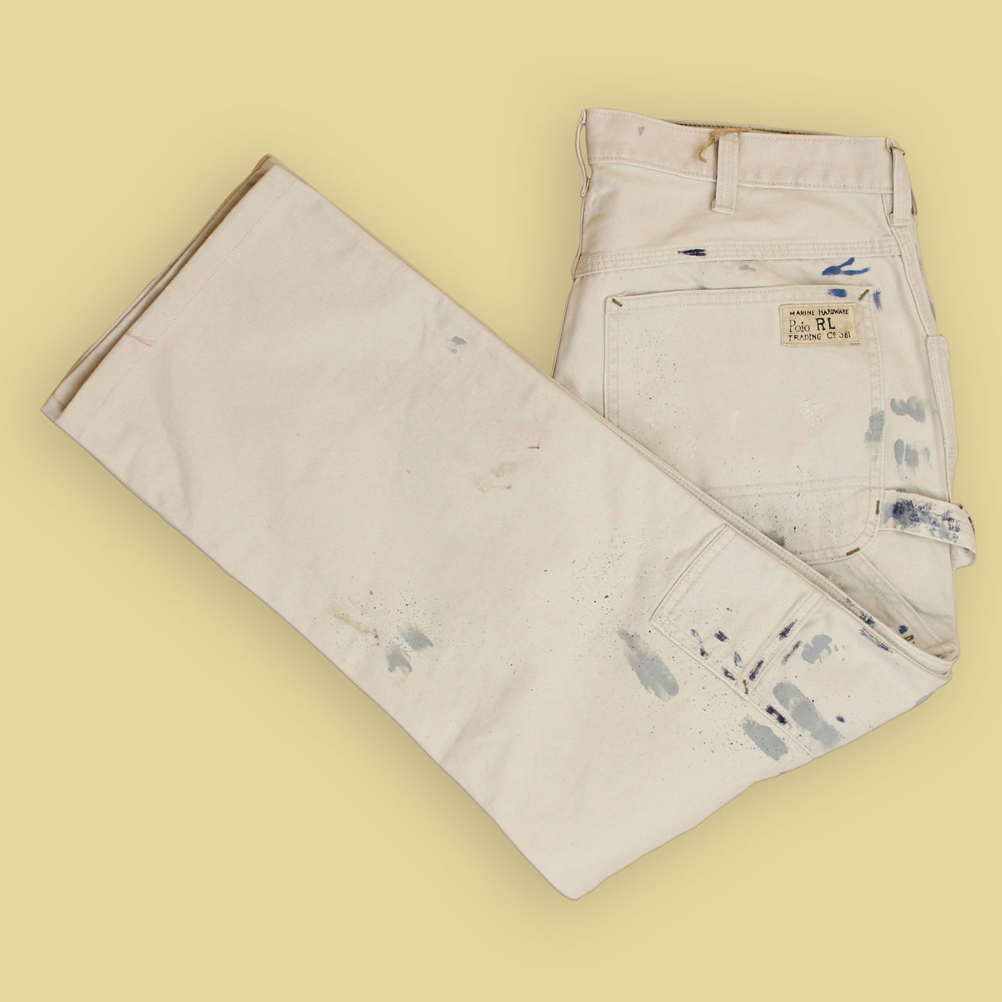 Polo Ralph Lauren Paint-Splattered Double Knee Carpenter Pants