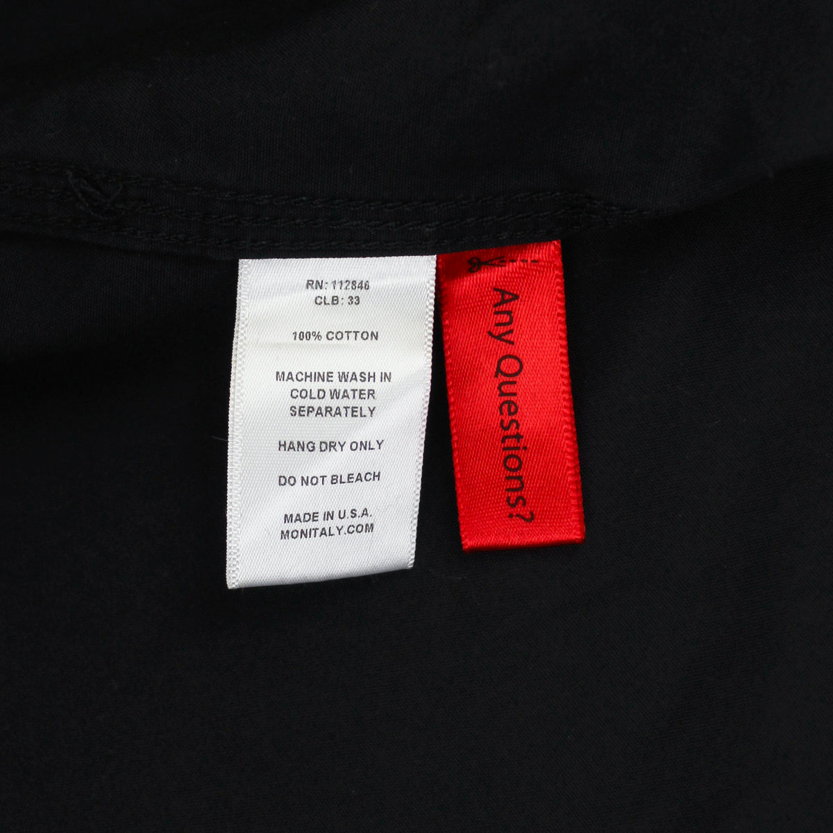 Monitaly Vancloth & Sons. Cotton Triple Needle Work Shirt