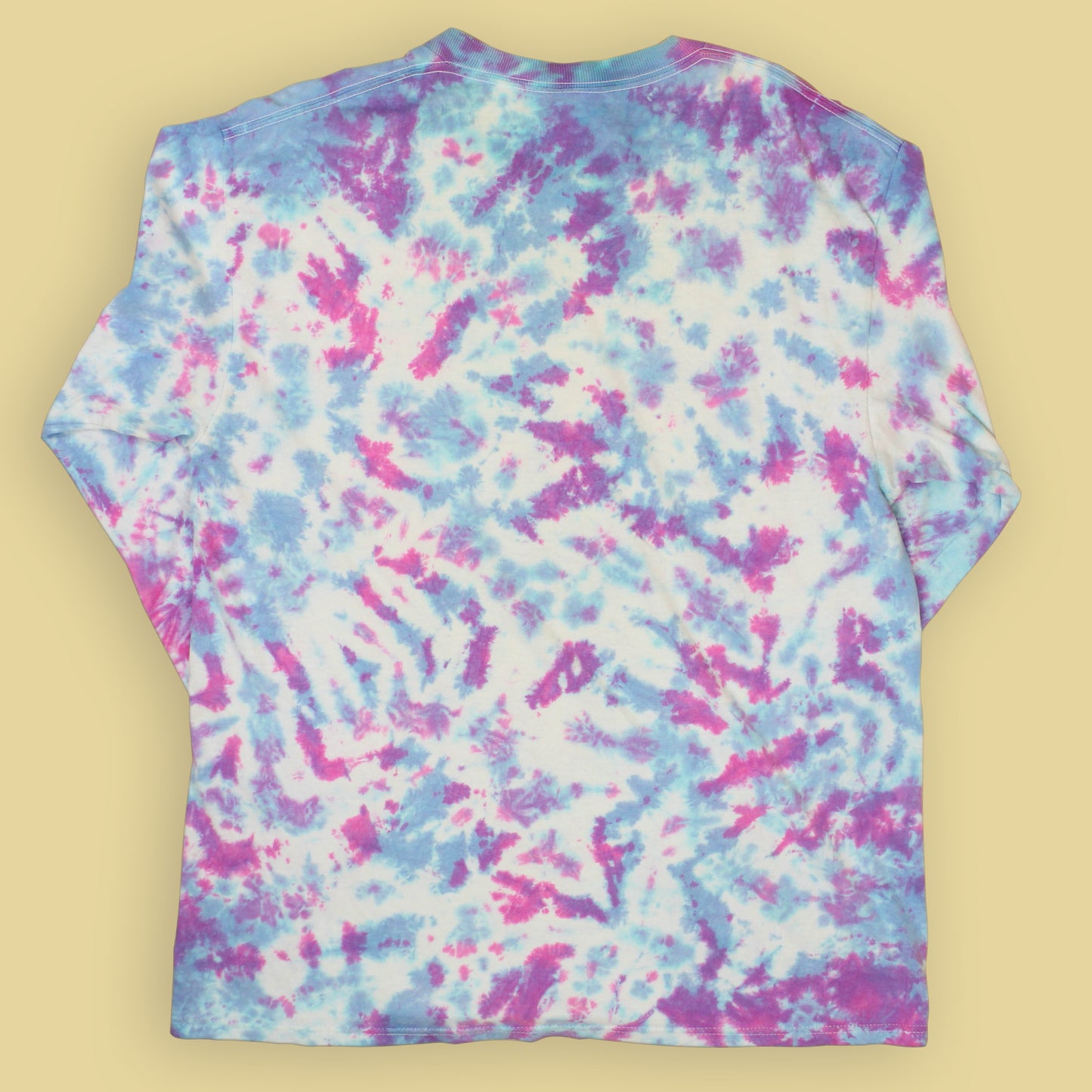 Grateful Dead Stealie with Dancing Bear Tie Dye Long Sleeve Band Tee