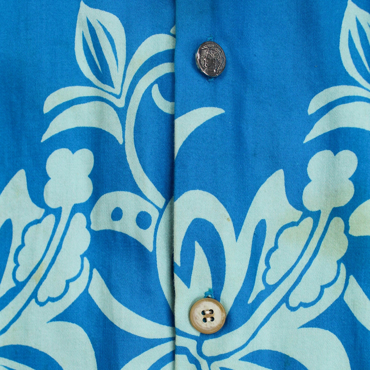Waltah Clarke's Hibiscus Print Hawaiian Shirt