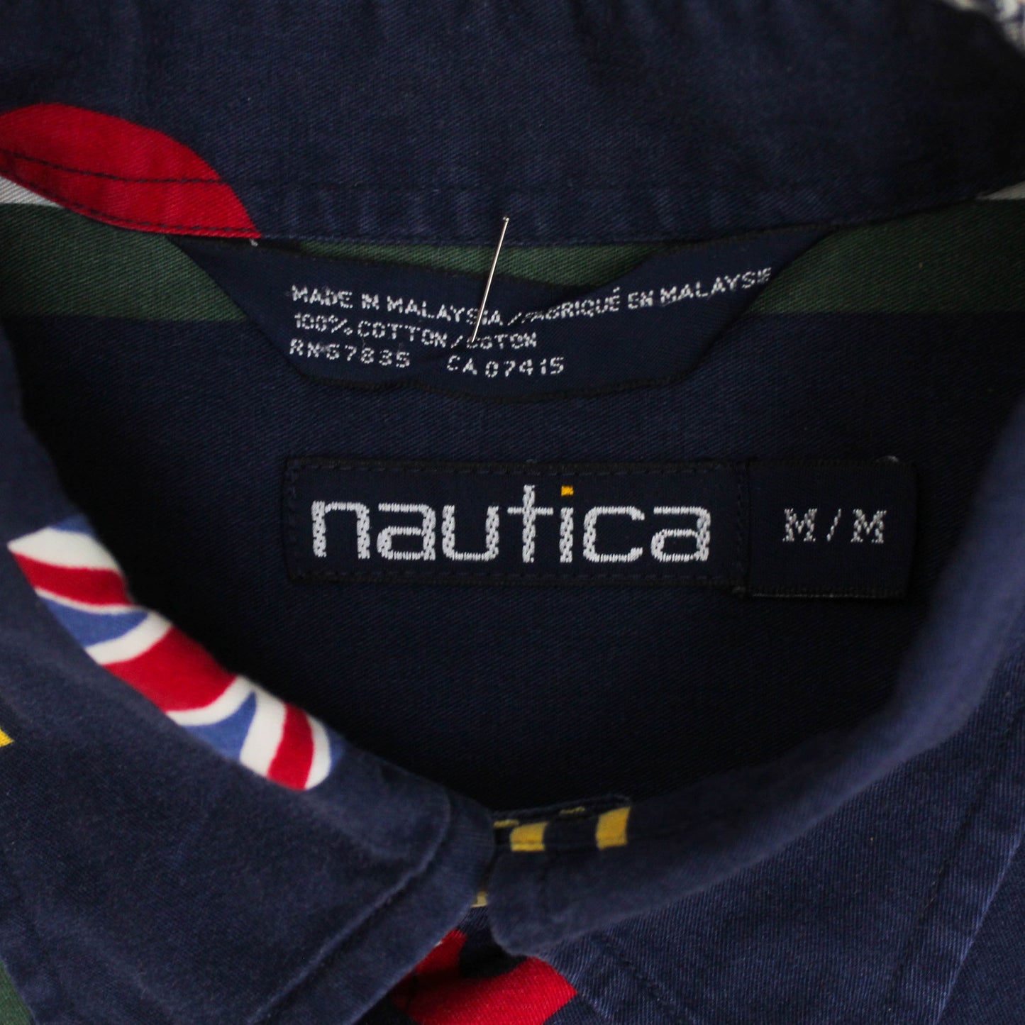 Nautica Sailing Print Button Down Shirt