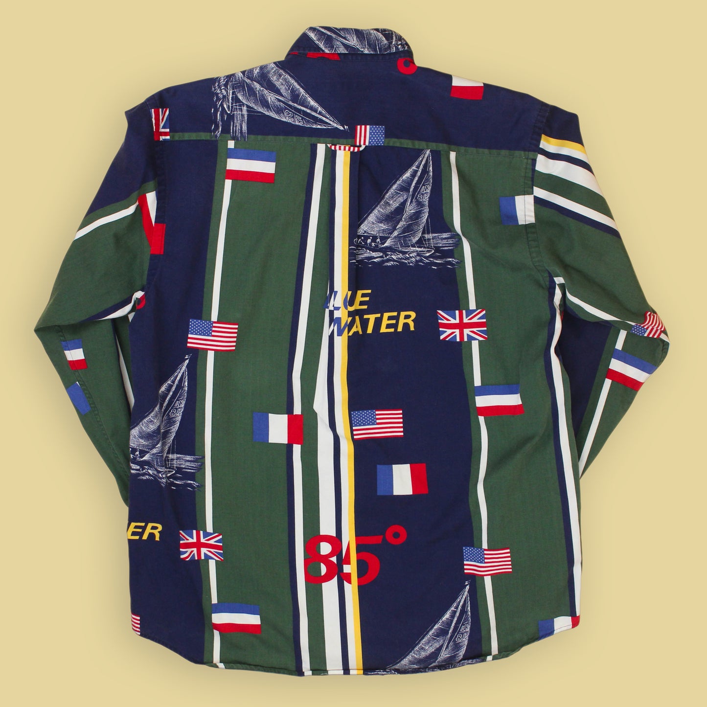 Nautica Sailing Print Button Down Shirt