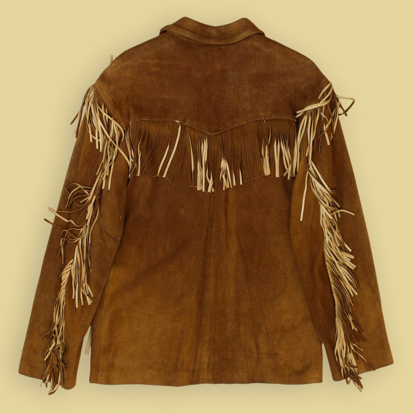 Polo Country Roughout Suede Fringe Western Jacket