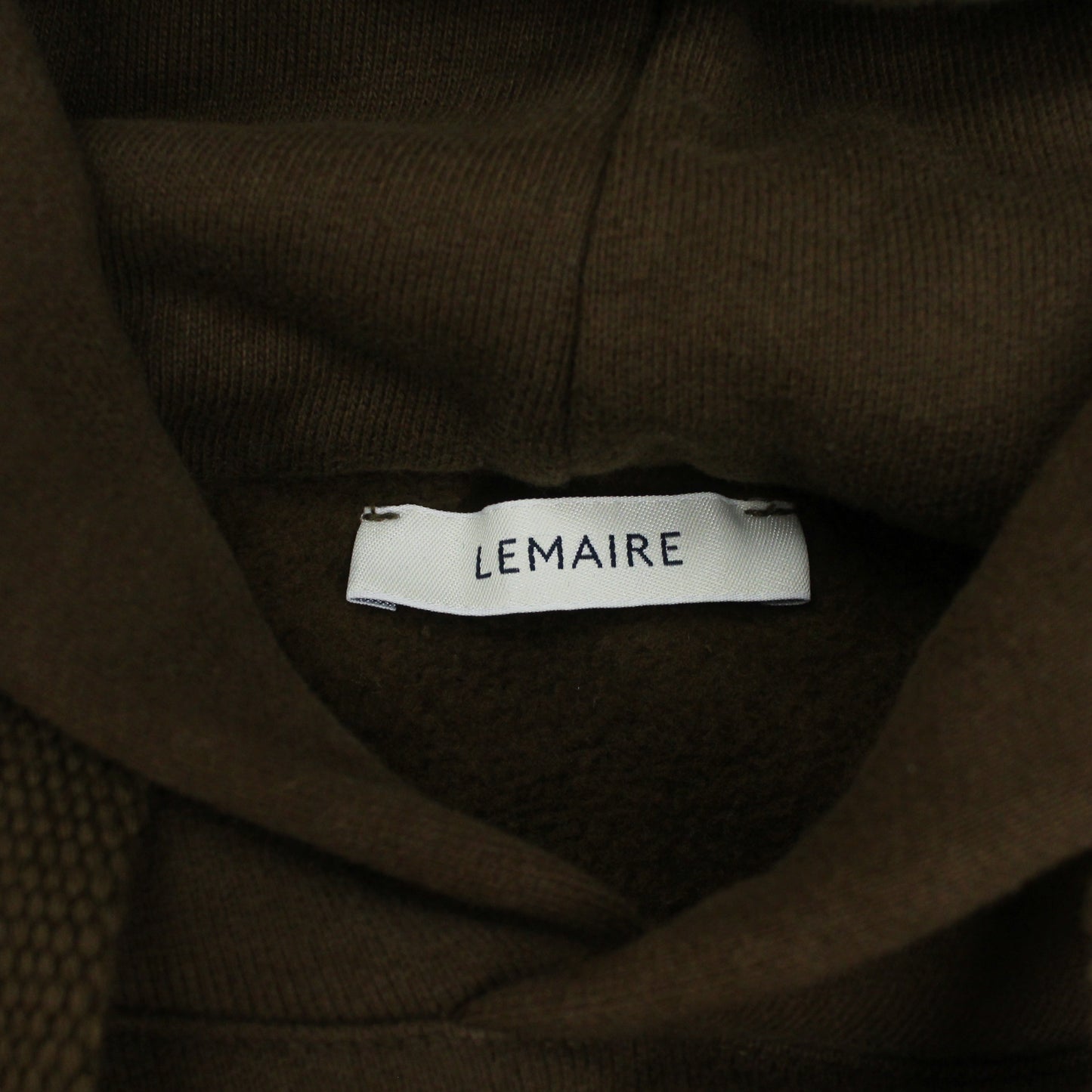 Lemaire Cotton Yak Blend Fleece Hoodie