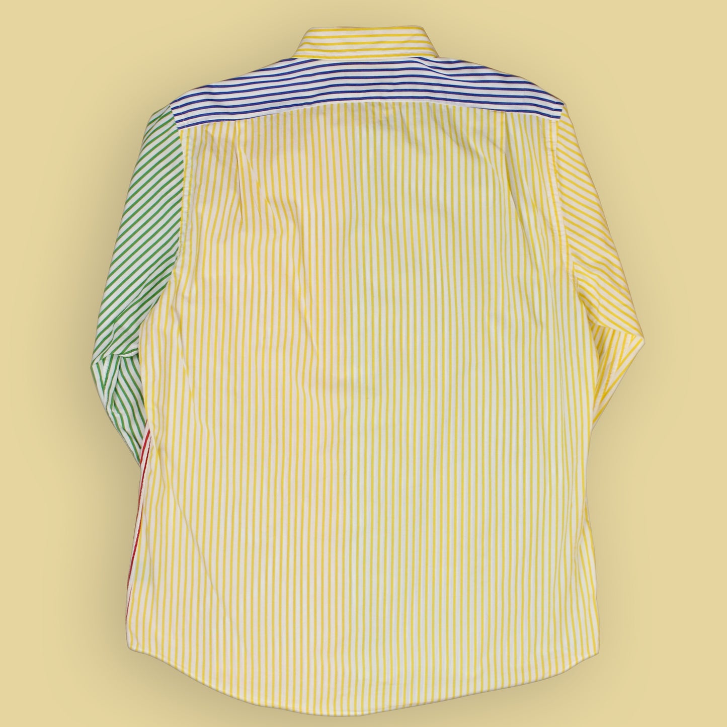Rowing Blazers Mismatched Bengal Stripe Button-Down "Fun" Shirt