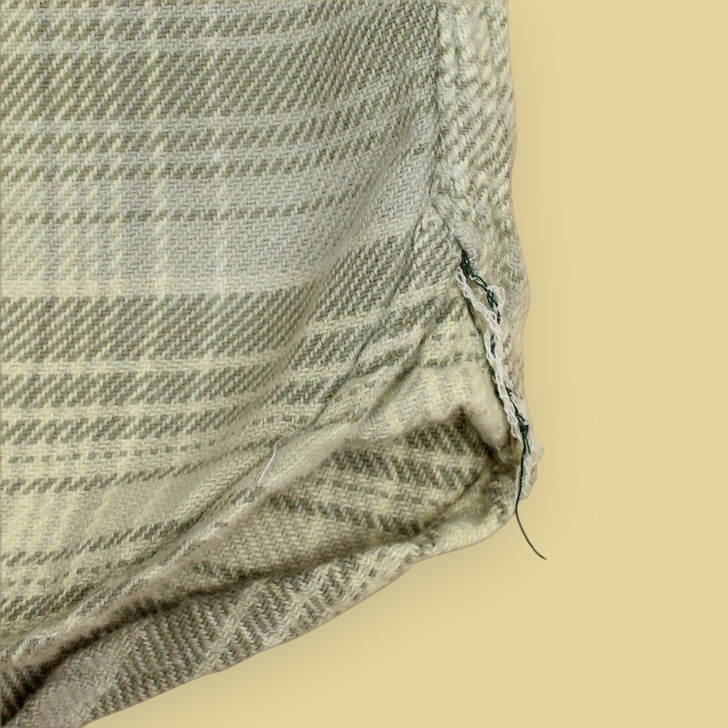 Wythe Warming Sage Plaid Flannel Work Shirt