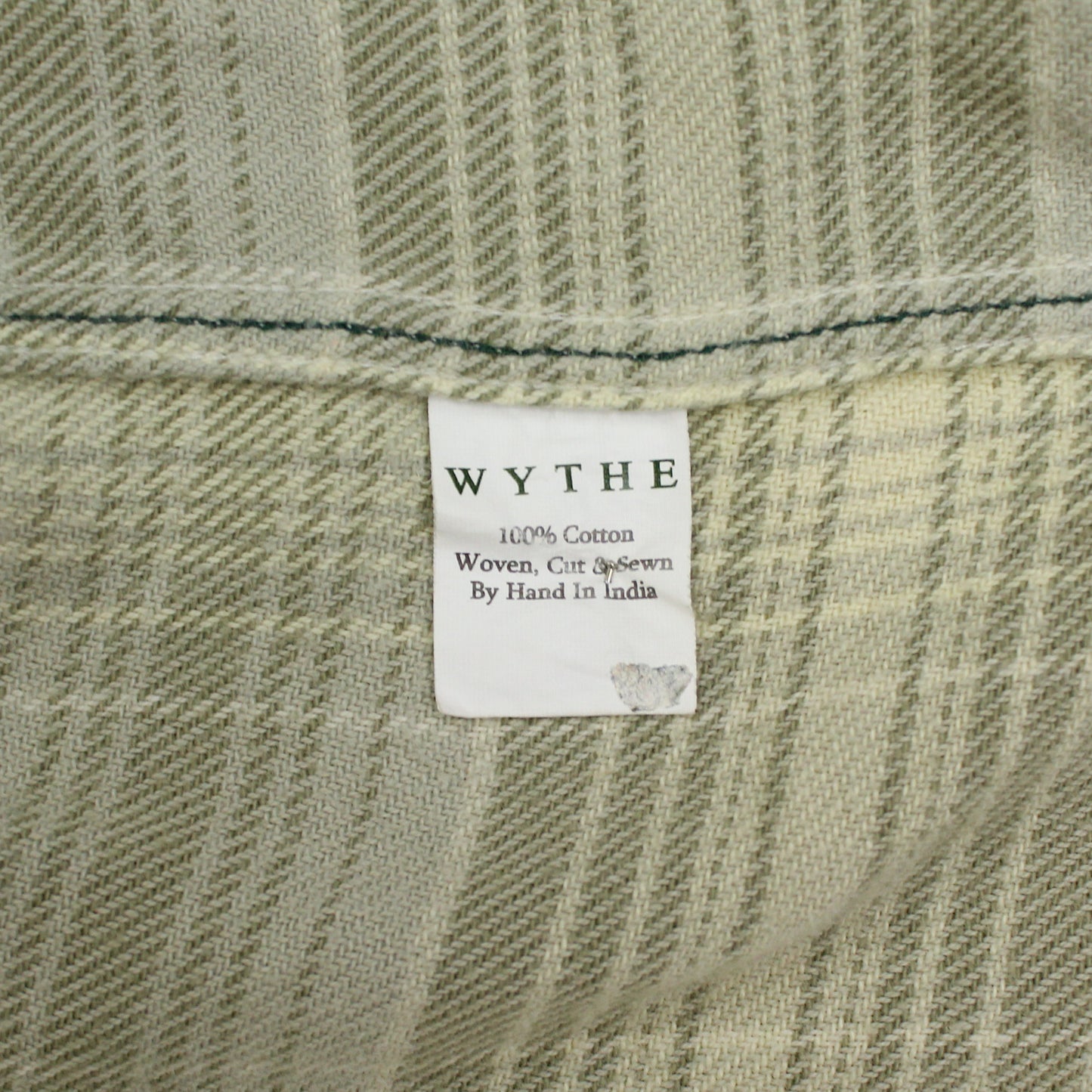 Wythe Warming Sage Plaid Flannel Work Shirt
