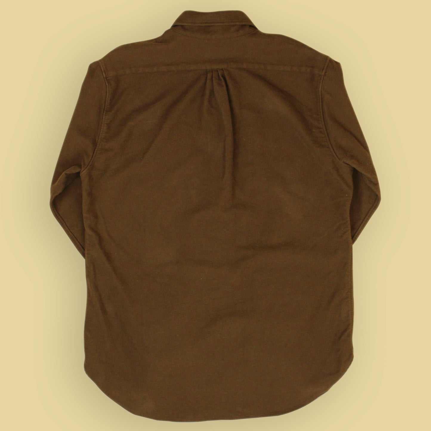 Wythe Bear Brown Moleskin Cotton Pearl Snap Western Shirt