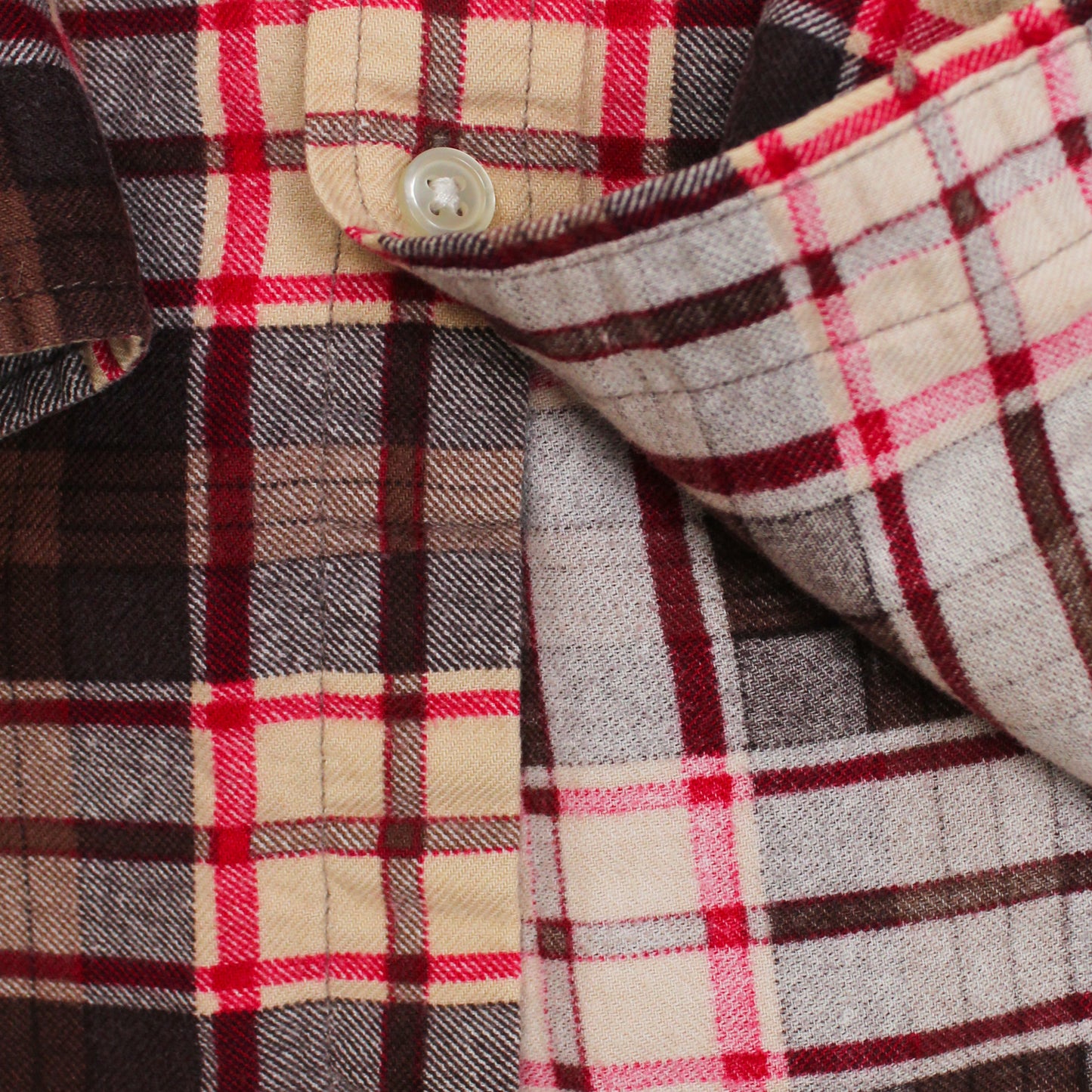 Supreme Printed Plaid Cotton Flannel Shirt