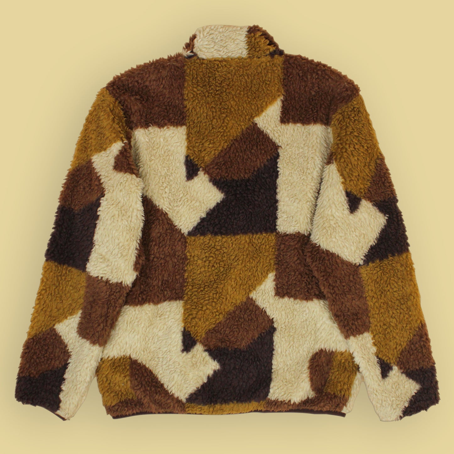 Patagonia Bear Block Retro Deep Pile Fleece Jacket