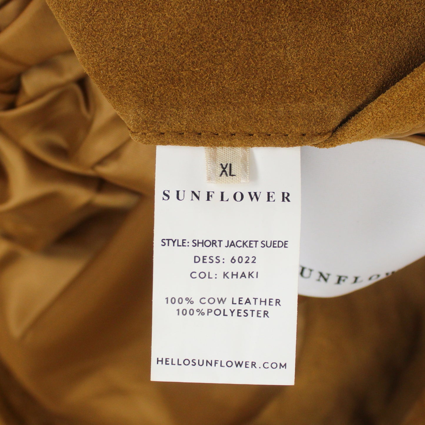Sunflower Suede Short Jacket