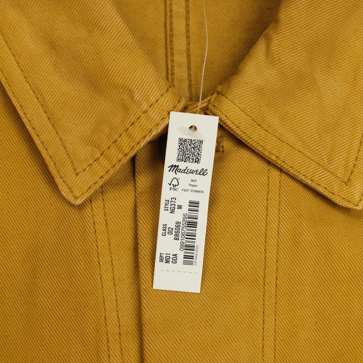 Madewell Garment Dyed Denim Chore Coat