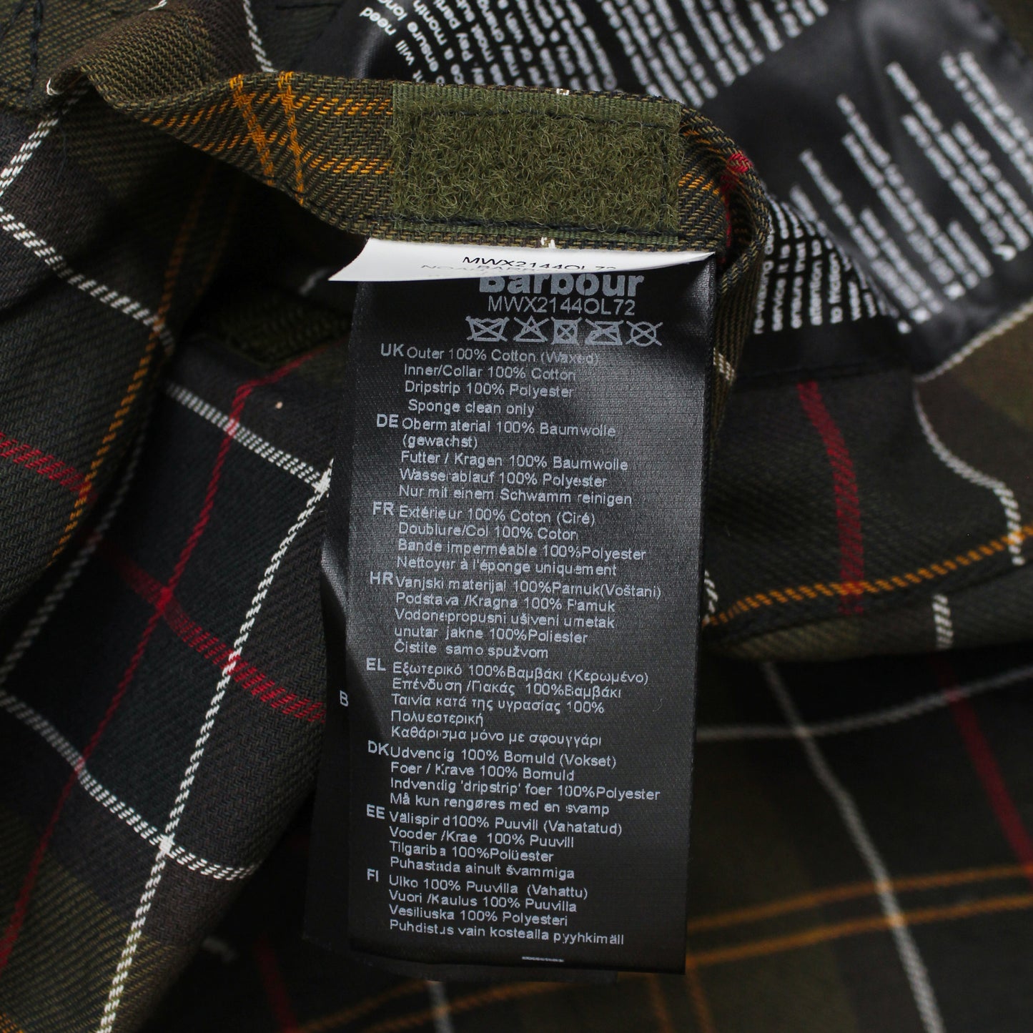 Barbour x Noah Camo Waxed Canvas Bedale Jacket with Faux Fur Liner Vest