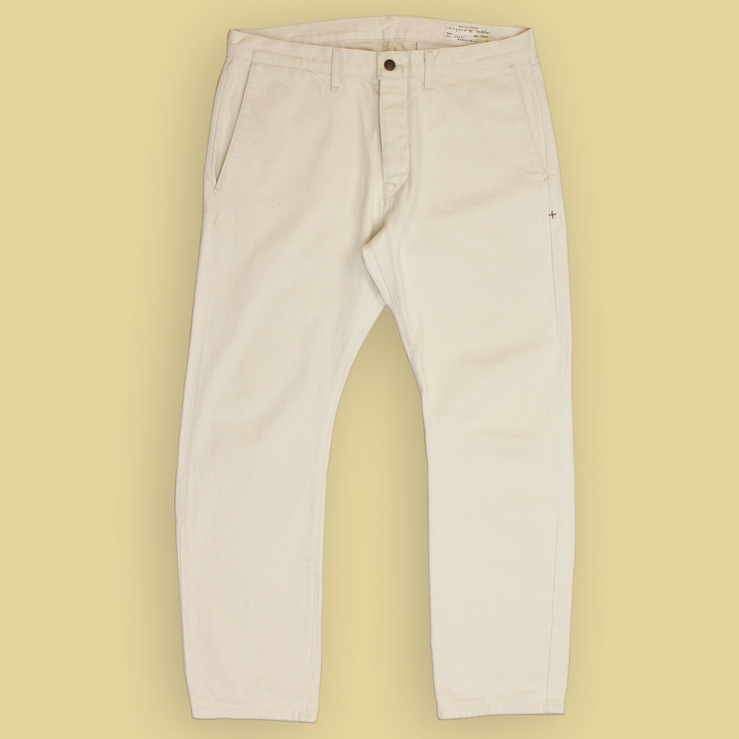 Imogene + Willie Ecru Selvedge Oscar Denim Trouser