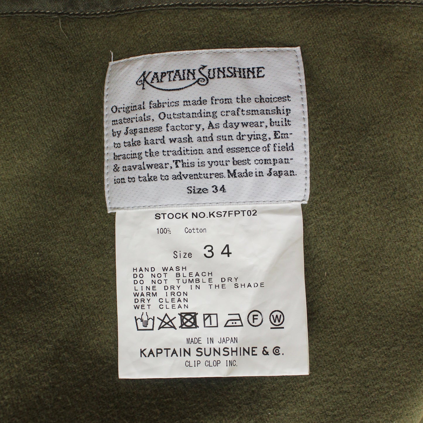 Kaptain Sunshine Cotton Moleskin Deck Overalls