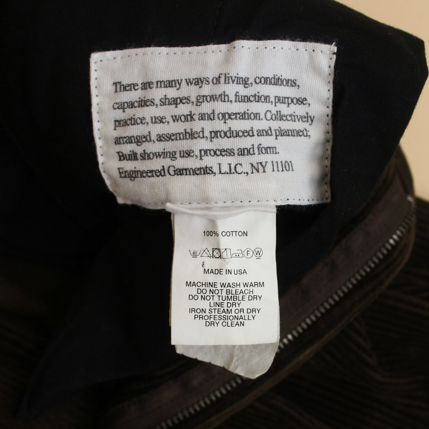 Engineered Garments Corduroy Pleated Andover Pants