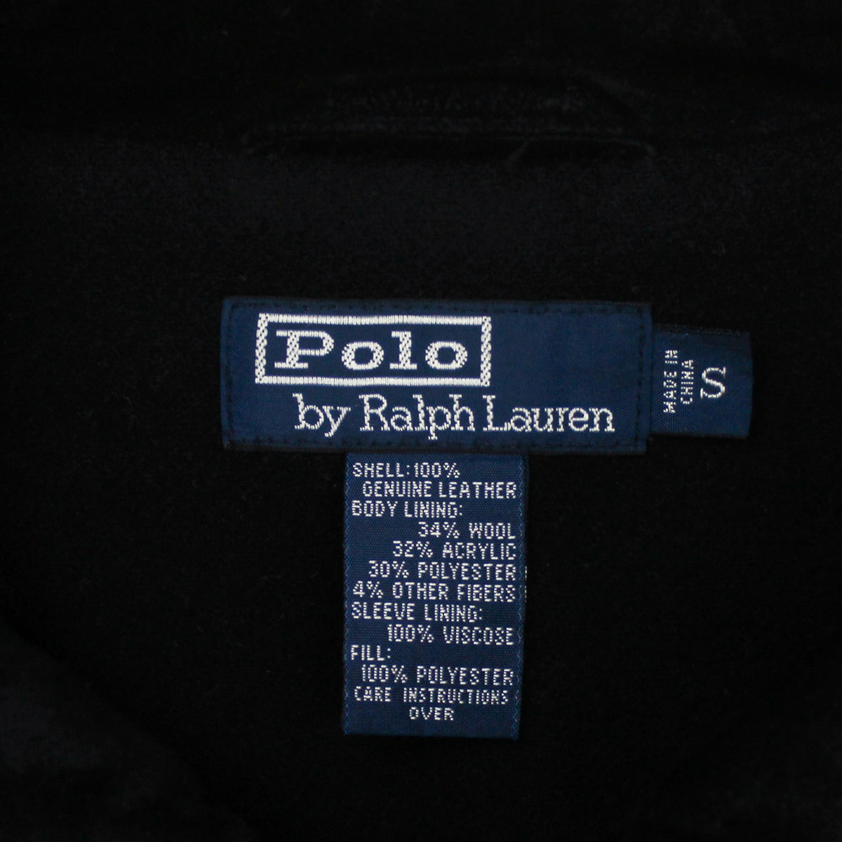 Vintage Polo Ralph Lauren Suede Blouson Jacket