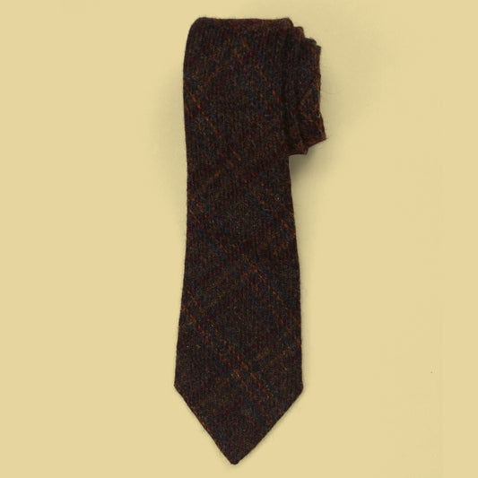 Kevin & Howlin Check Wool Tweed Tie