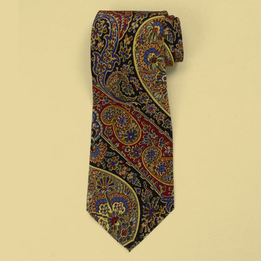 Polo Ralph Lauren Floral Paisley Print Silk Tie