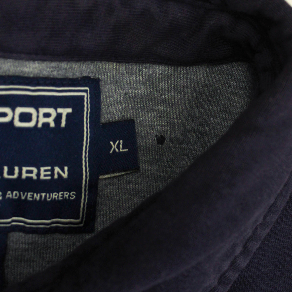 Polo Sport Double Layer Jersey Cotton Half-Zip Pullover Shirt