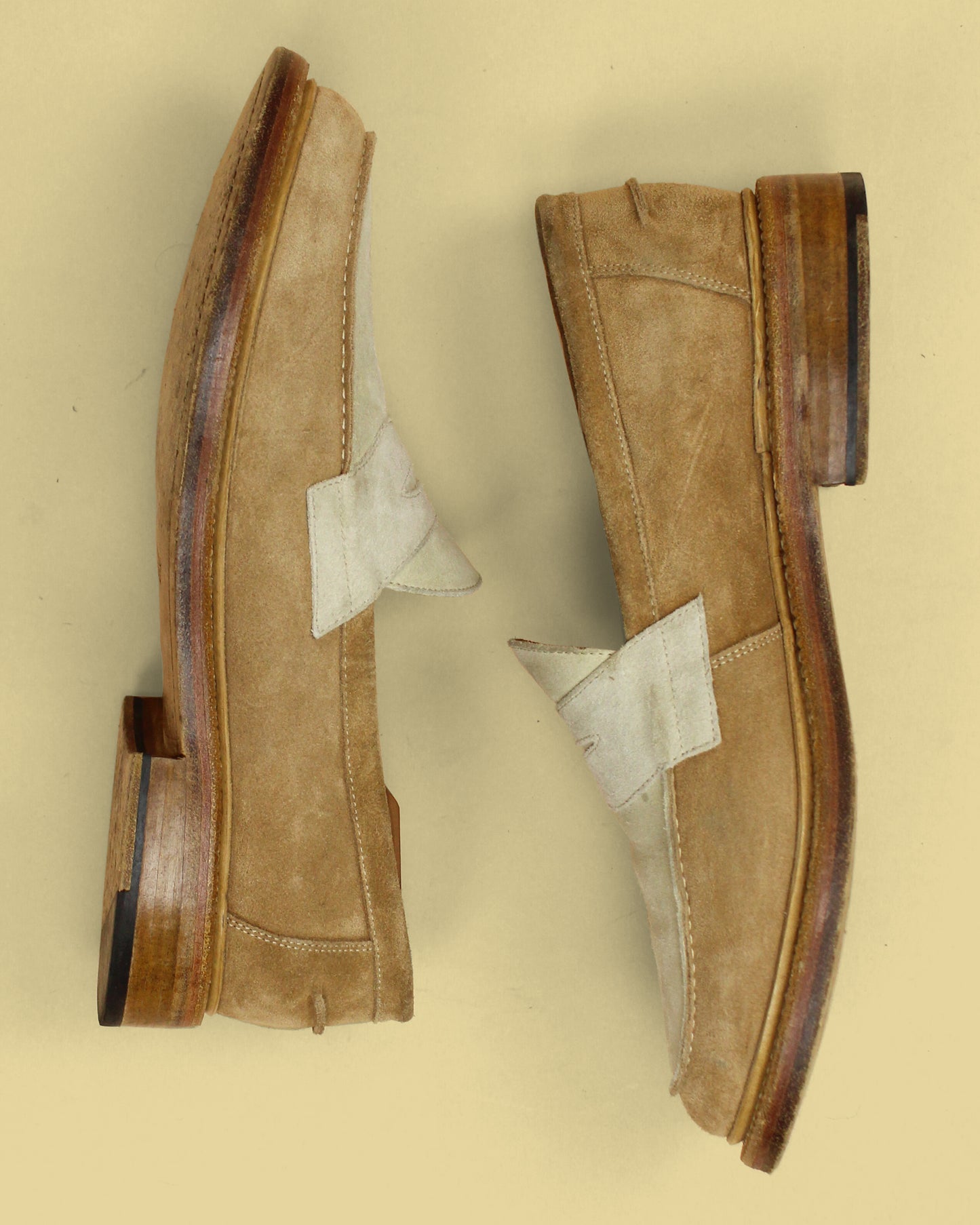 Blackstock & Weber x Kith Mismatched Suede Ellis Penny Loafers